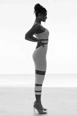 Ivory Alysiha Midi Dress -Trendify Store FORMATIONGRID 9