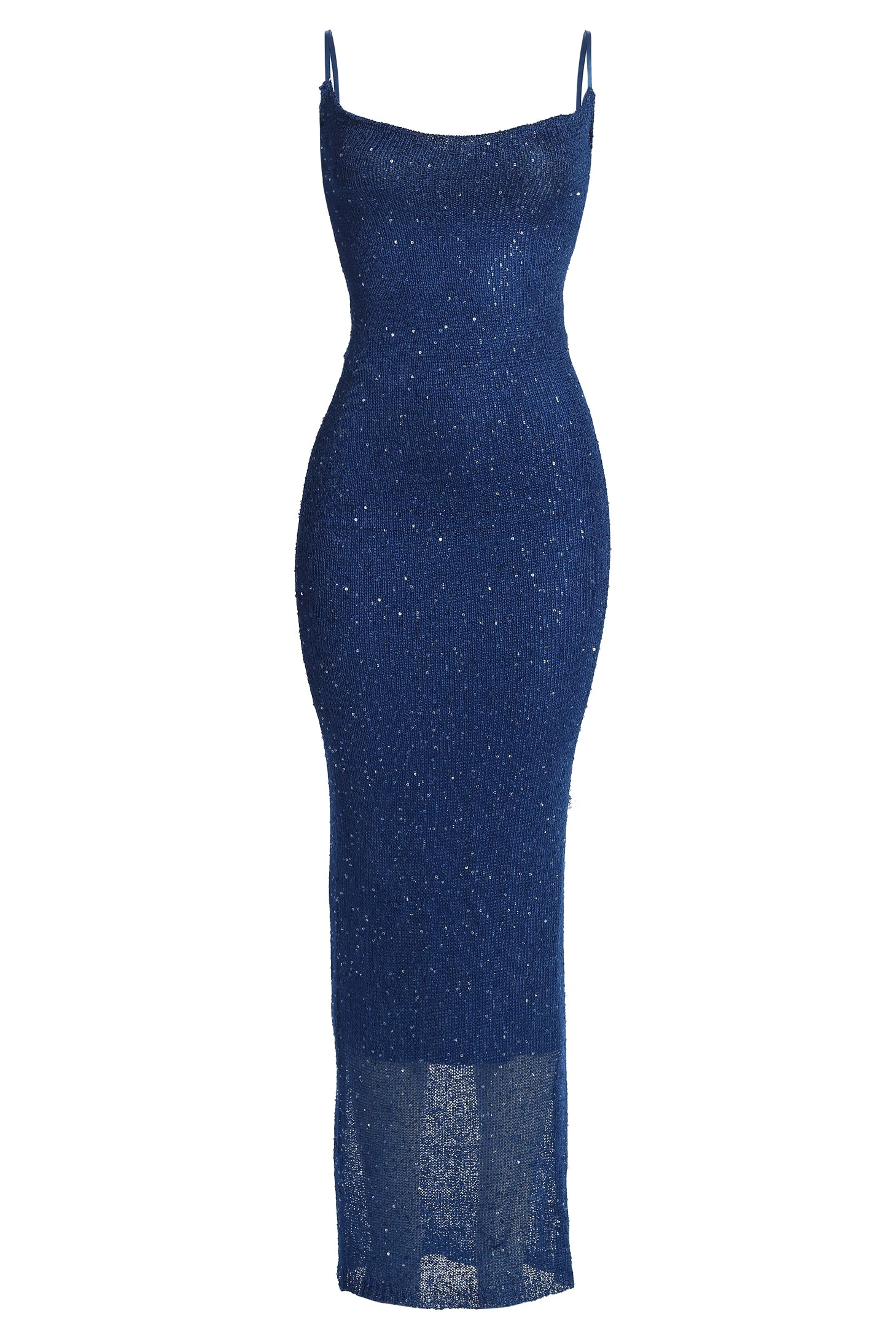 Blue Noemie Sequin Maxi Dress 2 Blue Noemie Sequin Maxi Dress - Image 2