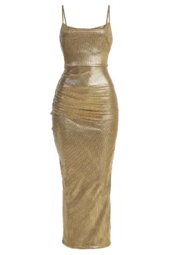 Gold Rubi Cowl Neck Cocktail Dress 23 Gold Rubi Cowl Neck Cocktail Dress -Trendify Store IMG 0135copy