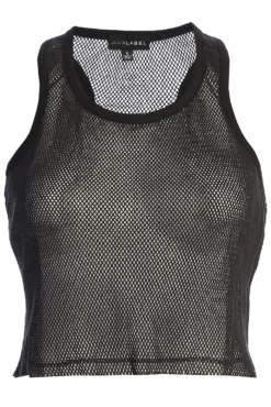 Black Fishnet Crop Tank 20 Black Fishnet Crop Tank -Trendify Store IMG 1406copy