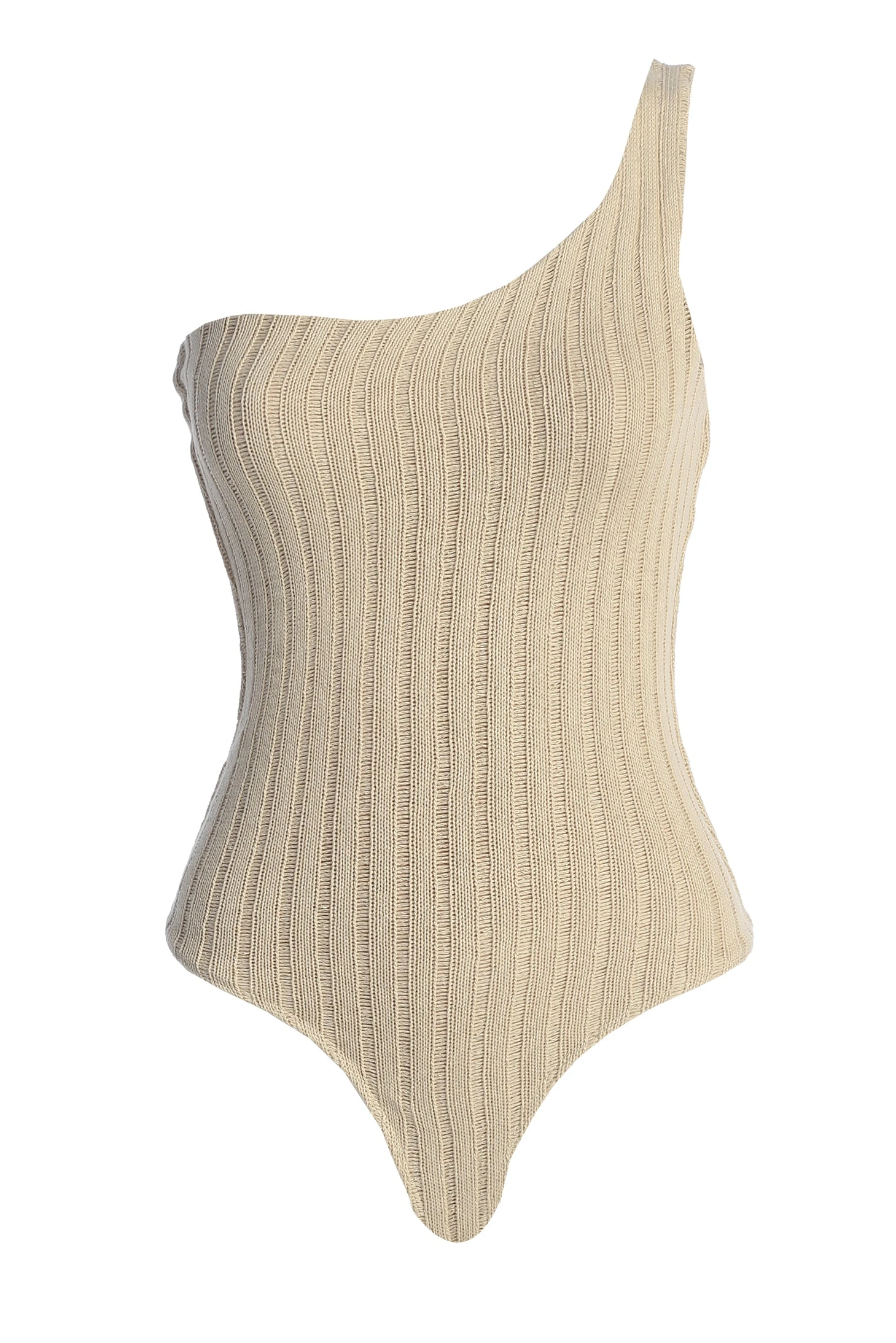 Natural Malibu Nights One Shoulder Bodysuit 3 Natural Malibu Nights One Shoulder Bodysuit - Image 3