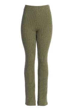 Olive Better Together Ribbed Pants 12 Olive Better Together Ribbed Pants -Trendify Store IMG 3665copy