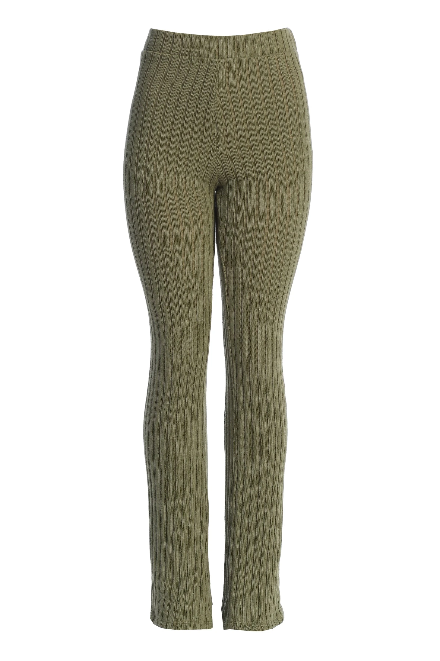Olive Better Together Ribbed Pants 3 Olive Better Together Ribbed Pants - Image 3