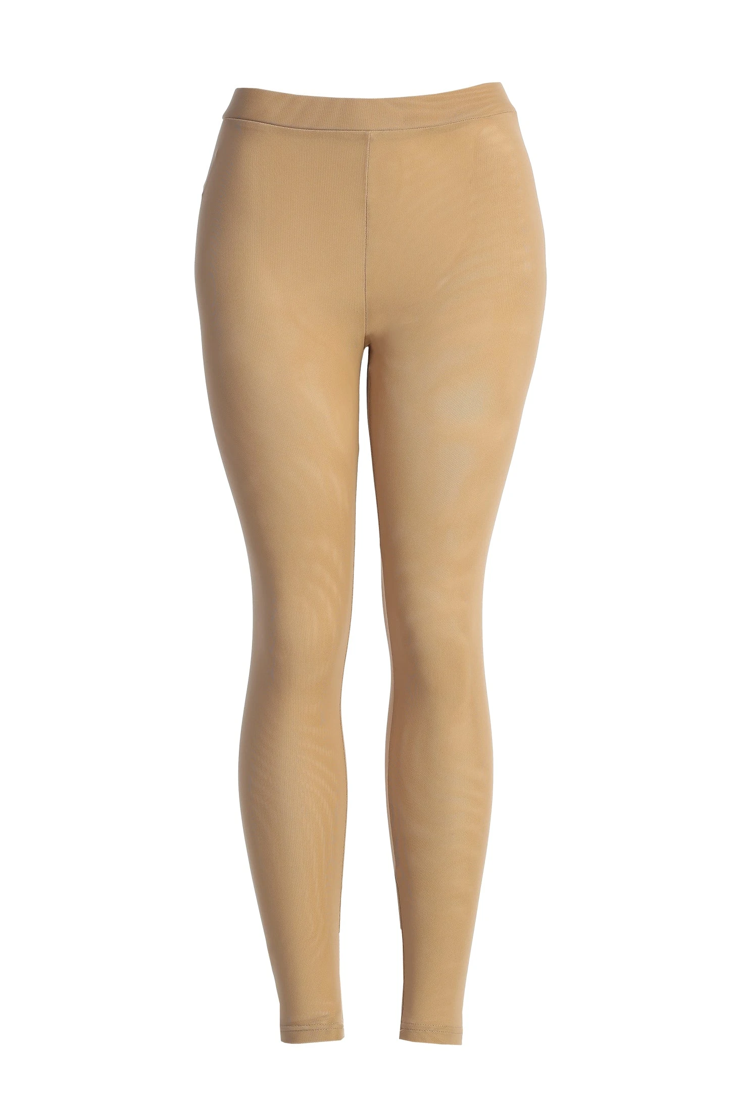Beige Nina Mesh Pants 2 Beige Nina Mesh Pants - Image 2