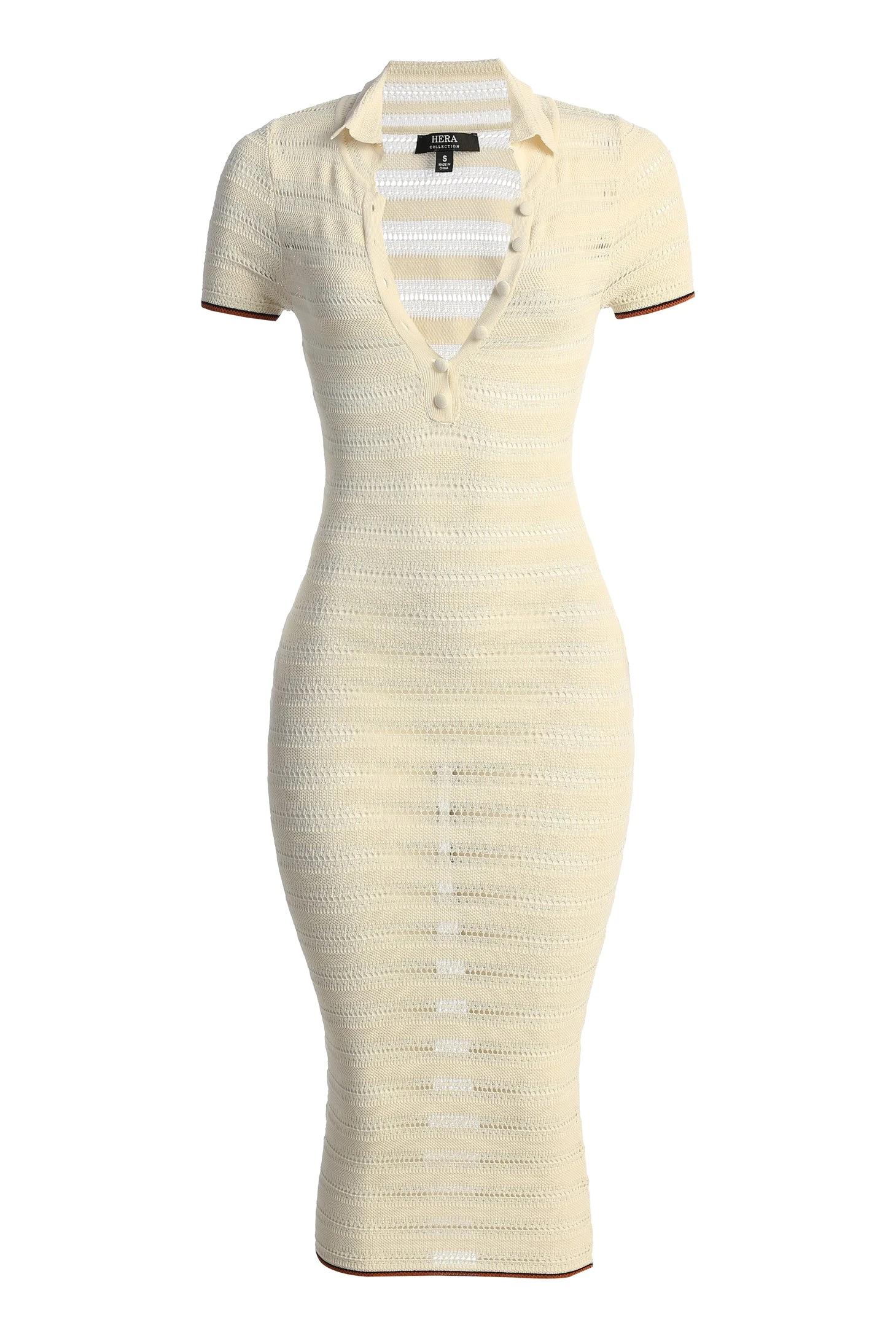 Ivory Take Me Away Collared Dress 2 Ivory Take Me Away Collared Dress - Image 2