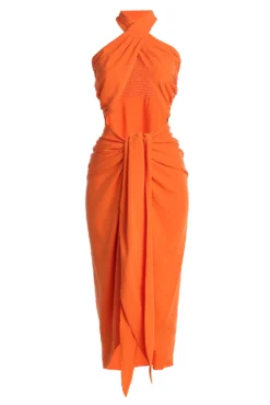 Orange Sahara Dress 17 Orange Sahara Dress -Trendify Store IMG 7588copy