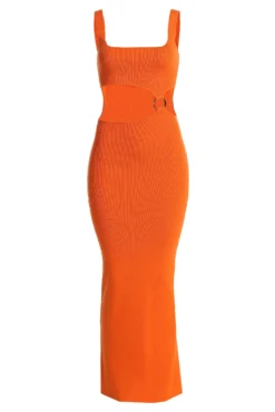 Orange Time After Time Dress -Trendify Store IMG 7662copy