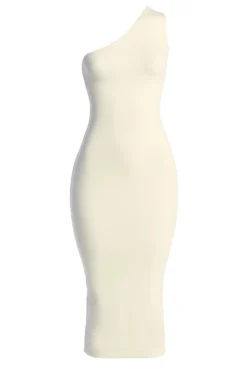 Ivory Meara One Shoulder Dress 16 Ivory Meara One Shoulder Dress -Trendify Store IMG 8030copy