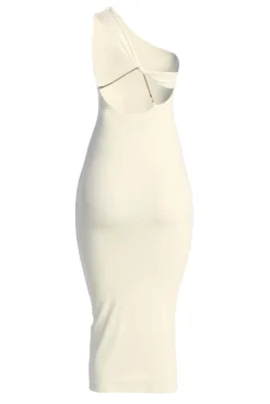 Ivory Meara One Shoulder Dress 24 Ivory Meara One Shoulder Dress -Trendify Store IMG 8031copy