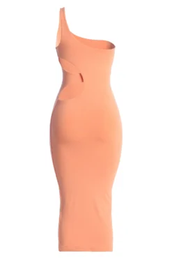 Peach Zuzanna Cutout Dress -Trendify Store IMG 8047copy