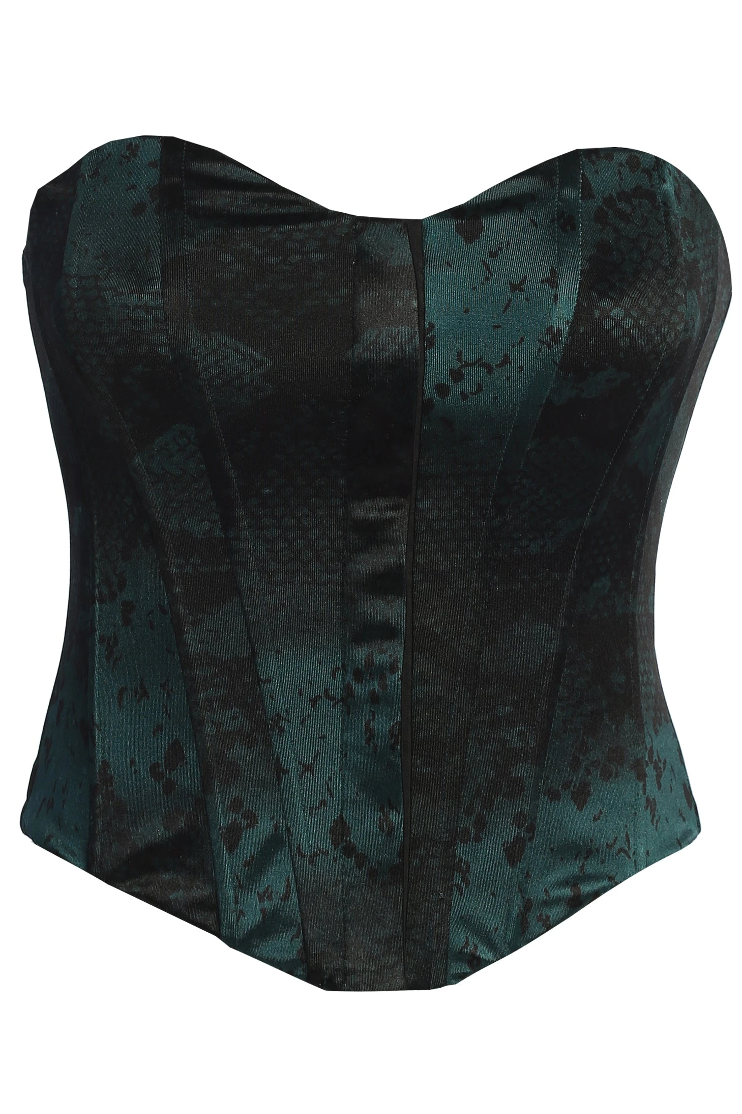 Green Stay The Night Corset 2 Green Stay The Night Corset - Image 2