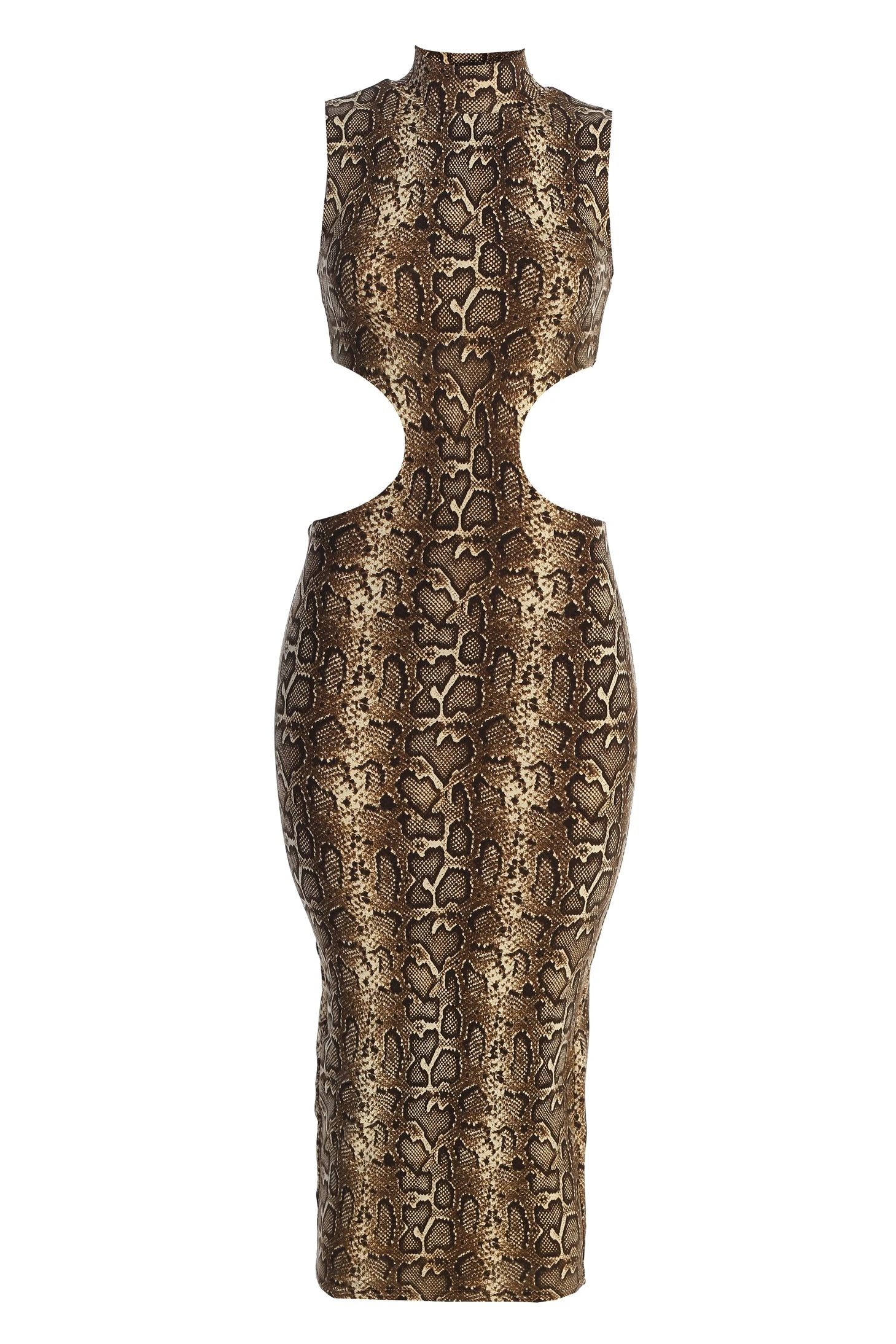 Snakeskin Dynasty Cutout Midi Dress 2 Snakeskin Dynasty Cutout Midi Dress - Image 2