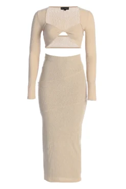 Beige All About You Skirt Set -Trendify Store IMG 8326copy