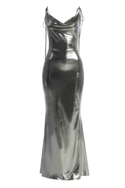 Silver Heart Of Gold Maxi Dress -Trendify Store IMG 8327copy
