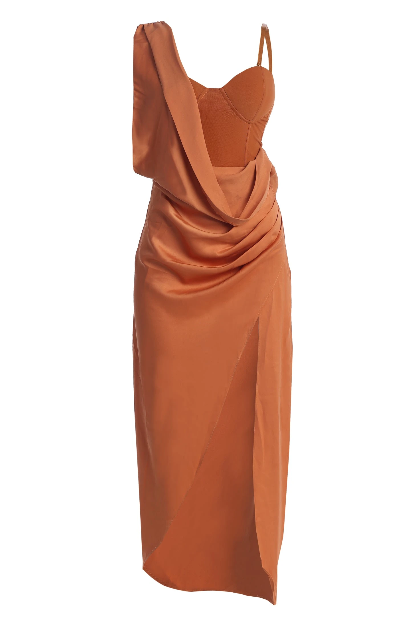 Caramel Kristiana Slit Dress 2 Caramel Kristiana Slit Dress - Image 2