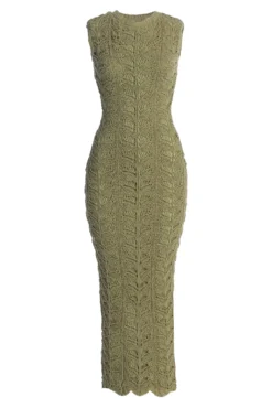 Moss Mykonos Crochet Midi Dress -Trendify Store IMG 9394 copy