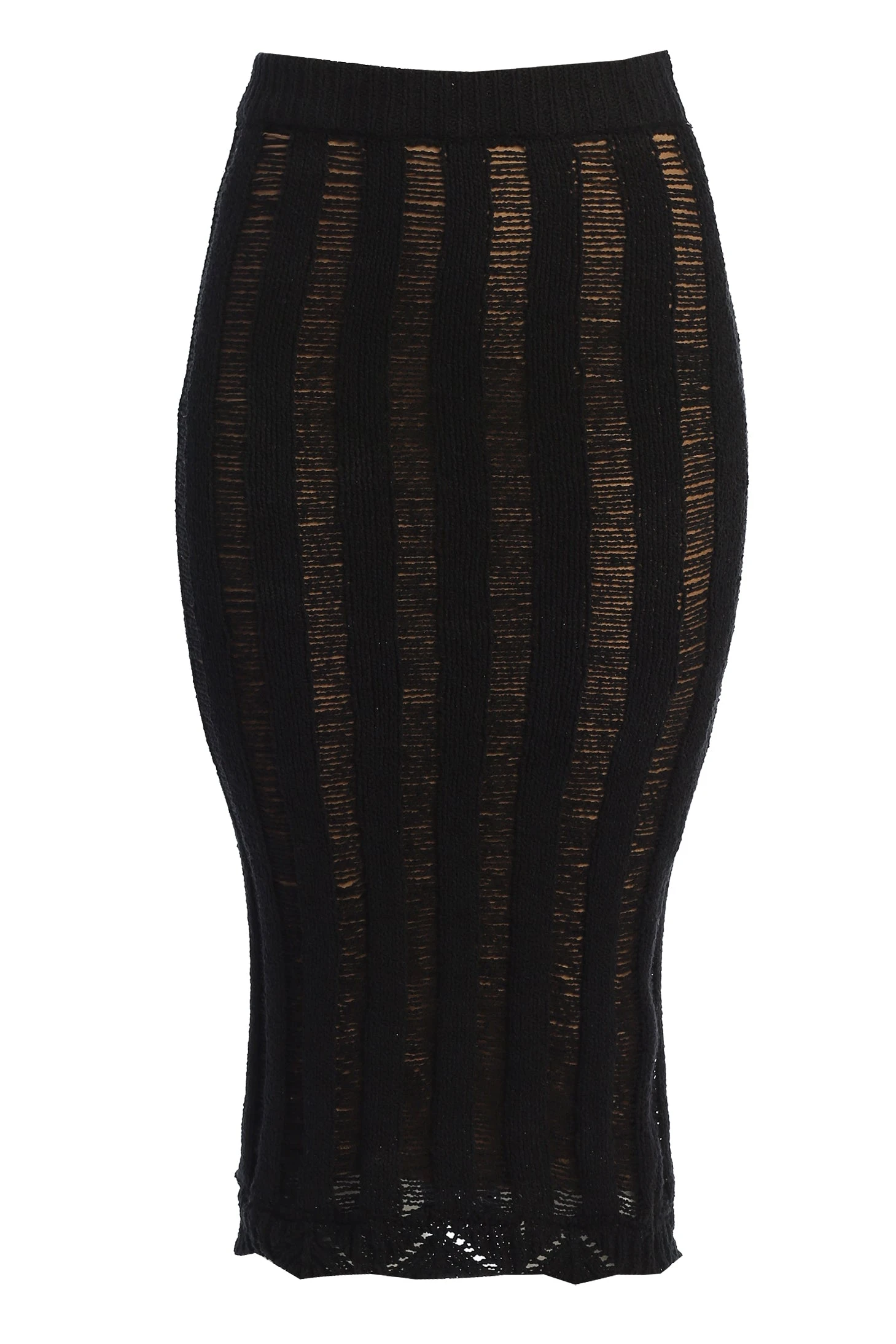 Black Good Form Midi Skirt 4 Black Good Form Midi Skirt - Image 4