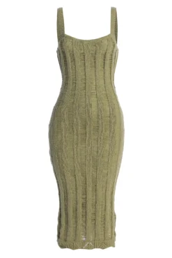 Moss Fine Knit Midi Dress 8 Moss Fine Knit Midi Dress -Trendify Store IMG 9693copy