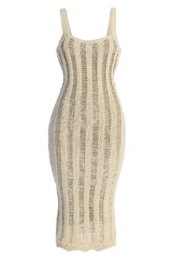 Buttercream Fine Knit Midi Dress -Trendify Store IMG 9696copy