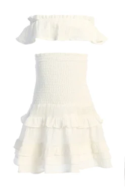 White Emily Ruffled Skirt Set -Trendify Store IMG 9877