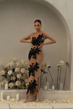 Black Charmed Embroidered Mesh Bodysuit 22 Black Charmed Embroidered Mesh Bodysuit -Trendify Store LOVEISHERNAME 123