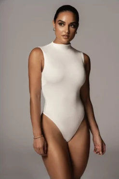 Jluxbasix Ivory Ciela High Neck Bodysuit -Trendify Store PRODUCT 8 4 20 1395