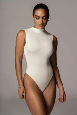 Jluxbasix Ivory Ciela High Neck Bodysuit -Trendify Store PRODUCT 8 4 20 1397