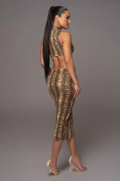 Snakeskin Dynasty Cutout Midi Dress 13 Snakeskin Dynasty Cutout Midi Dress -Trendify Store PRODUCT APR112023 128 scaled