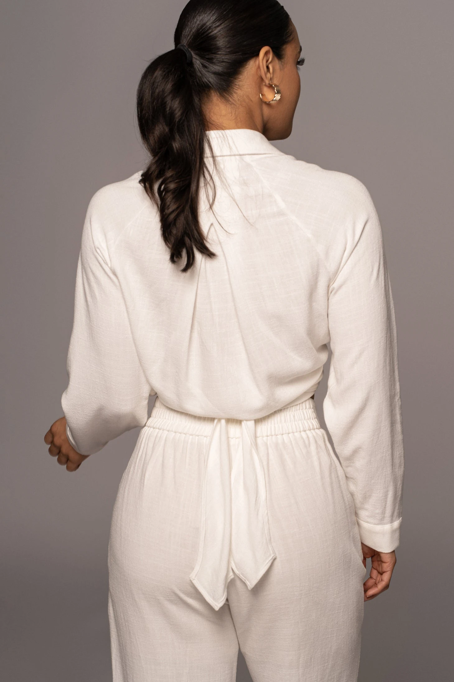 Ivory Soho Front Tied Woven Top 20 Ivory Soho Front Tied Woven Top - Image 20