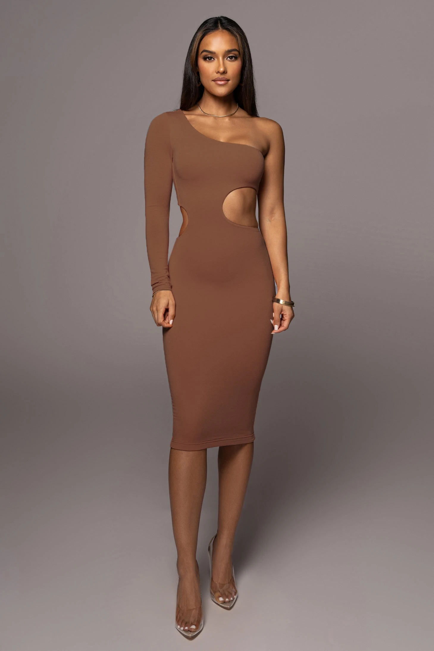 Pecan Yours Truly Midi Dress 2 Pecan Yours Truly Midi Dress - Image 2