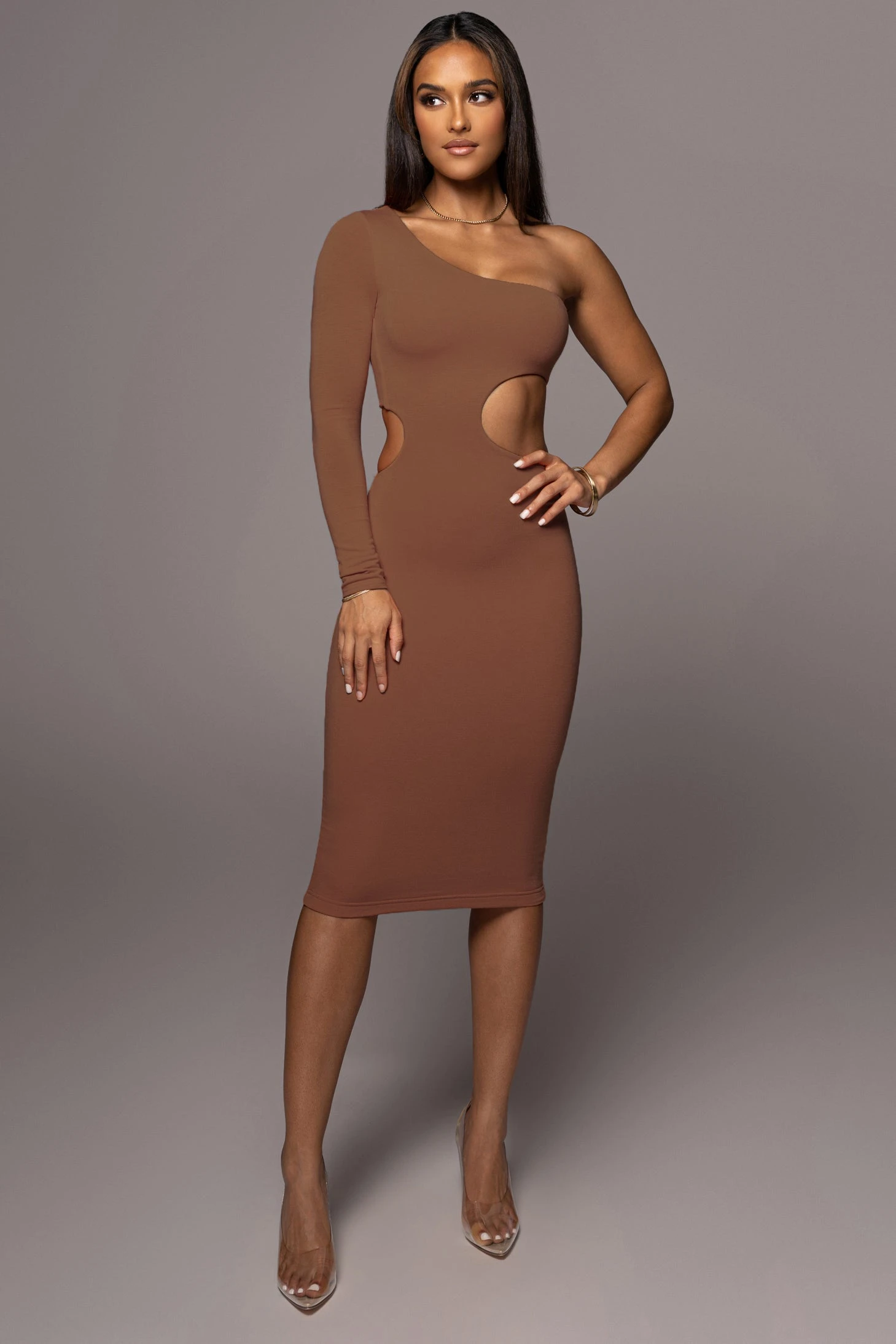 Pecan Yours Truly Midi Dress 4 Pecan Yours Truly Midi Dress - Image 4