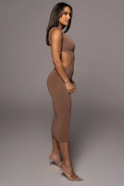 Pecan Til Sunrise Midi Dress -Trendify Store PRODUCT AUG102022 102