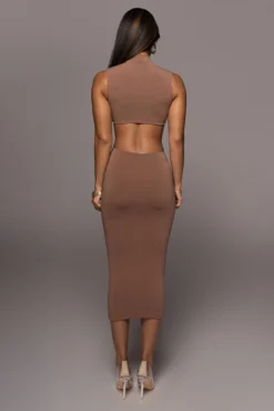 Pecan Til Sunrise Midi Dress -Trendify Store PRODUCT AUG102022 103