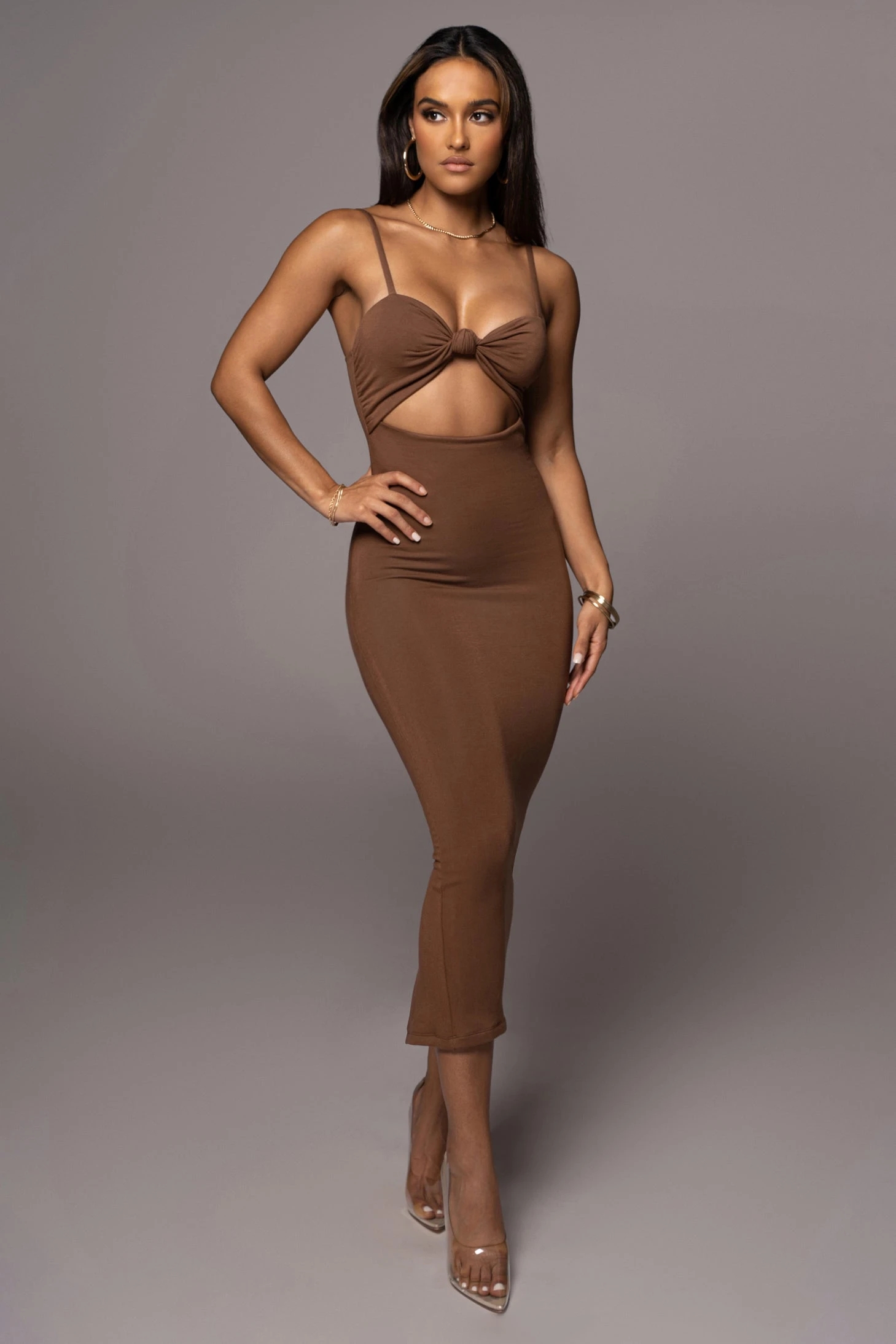 Chocolate Midnight Memories Midi Dress 9 Chocolate Midnight Memories Midi Dress - Image 9