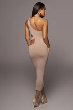 Beige Zuzanna Cutout Dress -Trendify Store PRODUCT AUG102022 29