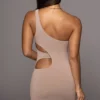 Beige Zuzanna Cutout Dress