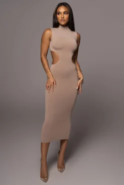 Beige Til Sunrise Midi Dress -Trendify Store PRODUCT AUG102022 85