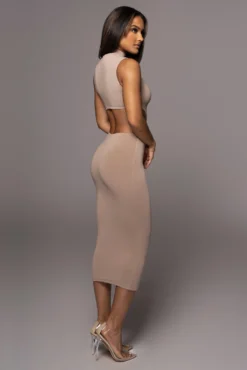 Beige Til Sunrise Midi Dress -Trendify Store PRODUCT AUG102022 87