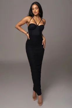 Black Elite Mesh Maxi Dress 13 Black Elite Mesh Maxi Dress -Trendify Store PRODUCT AUG152023 ASAP 2 scaled