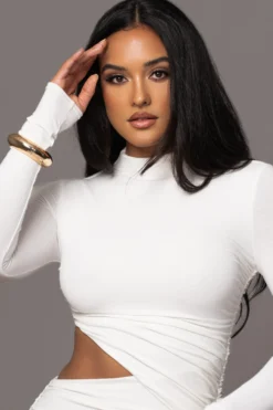 Ivory Clear Skies Mock Neck Dress -Trendify Store PRODUCT AUG152023 ASAP 42 scaled