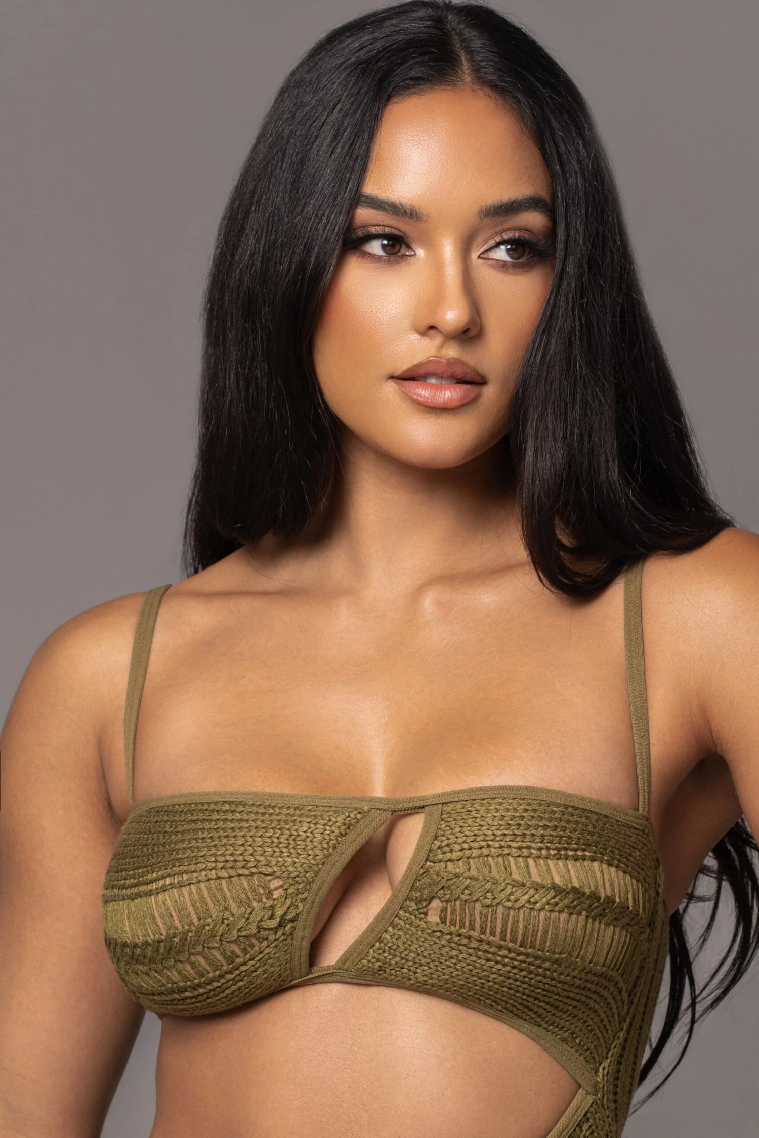 Olive Coastal Escape Dress 6 Olive Coastal Escape Dress - Image 6