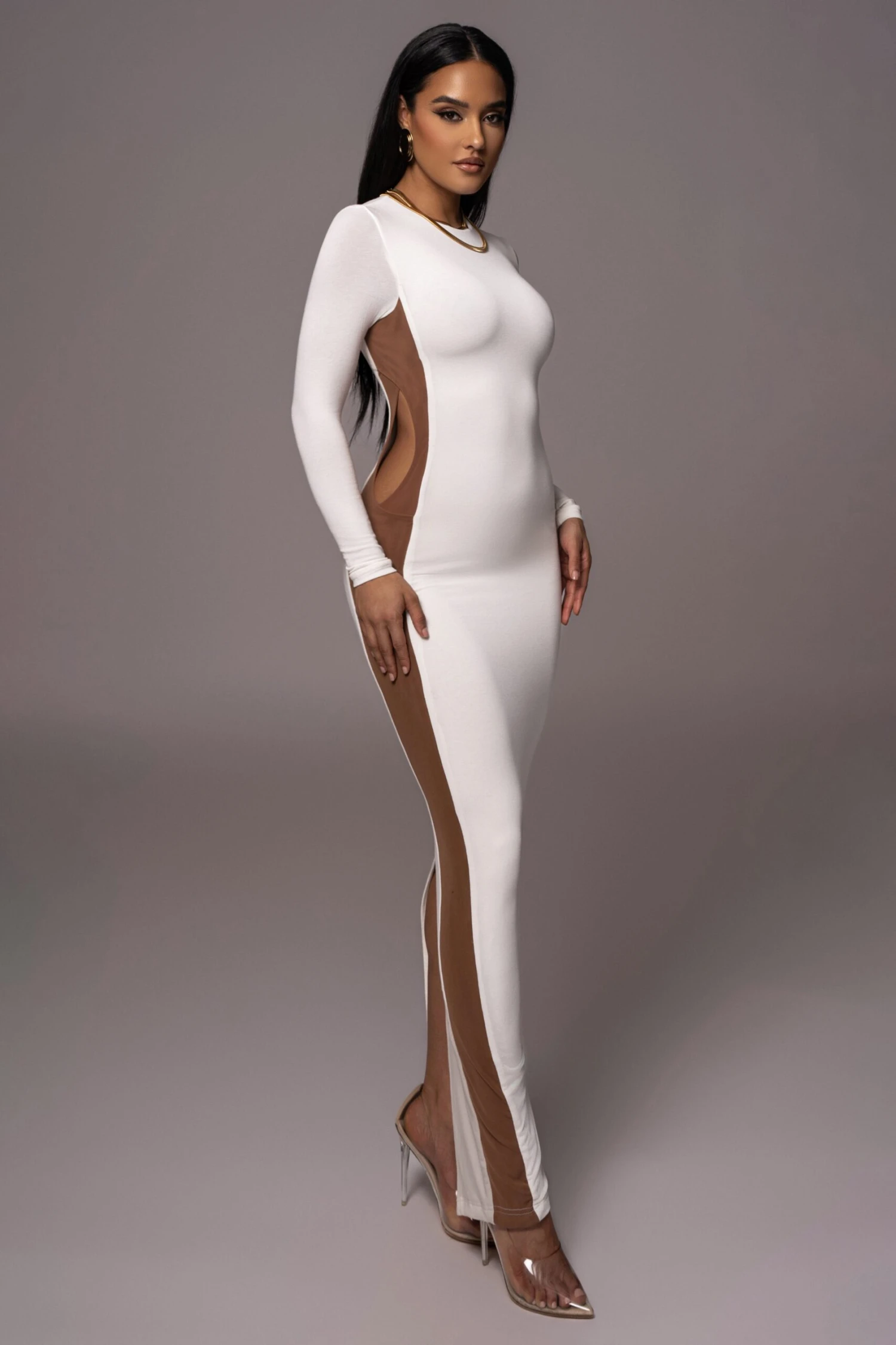 Ivory Break Away Maxi Dress 1 Ivory Break Away Maxi Dress