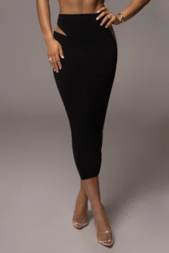 Noir Lost In Time Netted Skirt