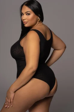 Noir Mesh Essentials Tank Bodysuit Undergarment -Trendify Store PRODUCT DEC32021 163