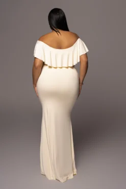 Buttercream Estelle Ruffled Maxi Dress -Trendify Store PRODUCT DEC32021 186