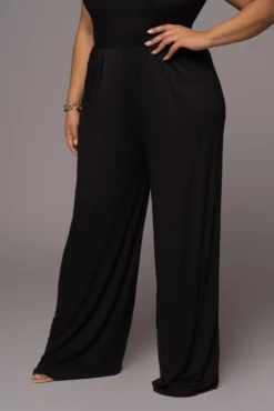 Jluxbasix Black Devyn Wide Leg Pants -Trendify Store PRODUCT DEC32021 228