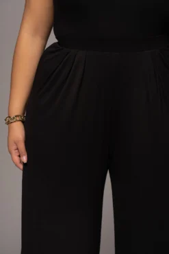 Jluxbasix Black Devyn Wide Leg Pants -Trendify Store PRODUCT DEC32021 229