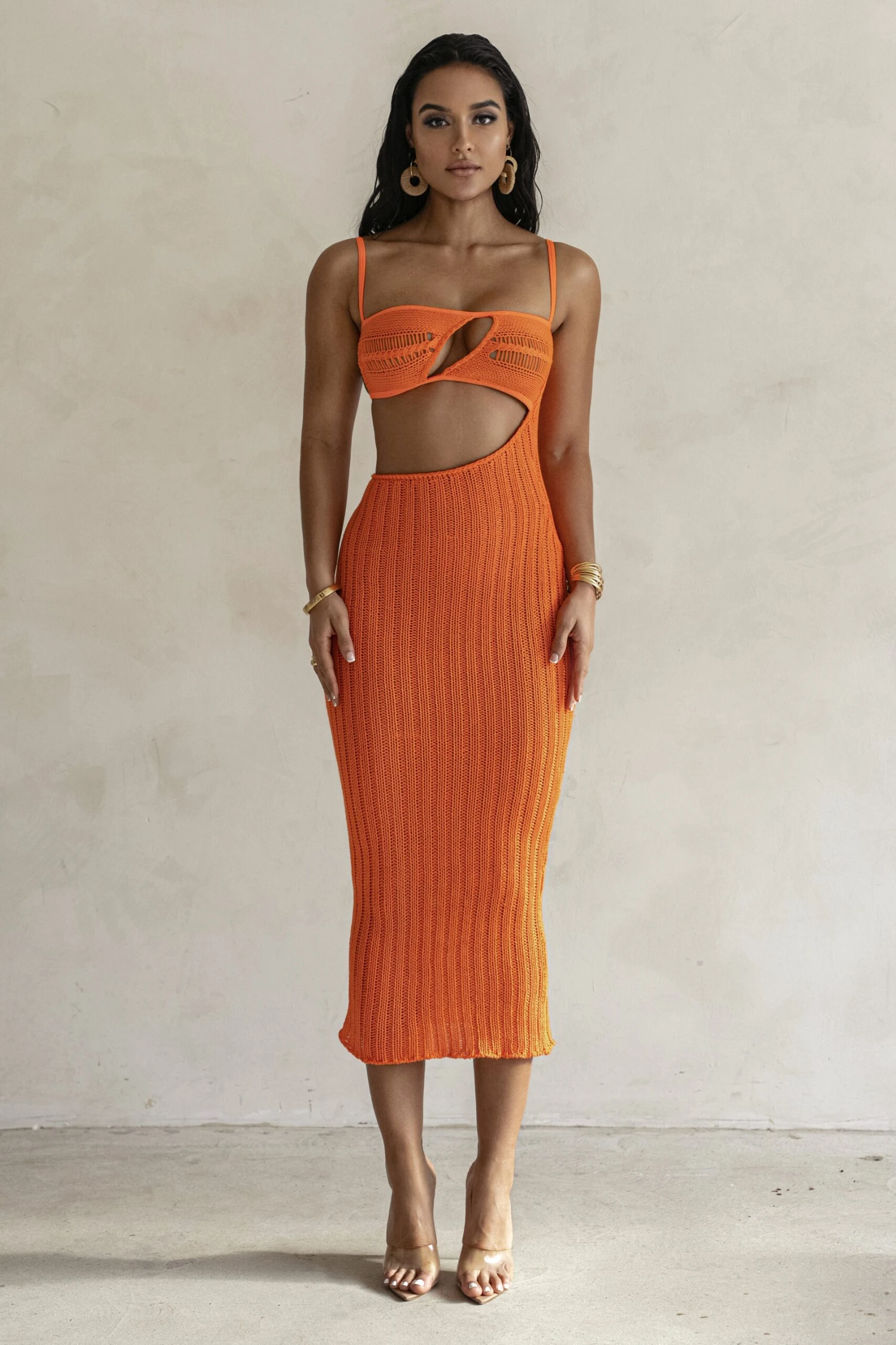 Orange Coastal Escape Dress 3 Orange Coastal Escape Dress - Image 3