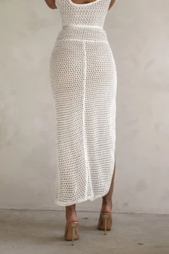 Ivory Jessi Sweater Knit Skirt -Trendify Store PRODUCT FEB132023 CROCHET 34 scaled