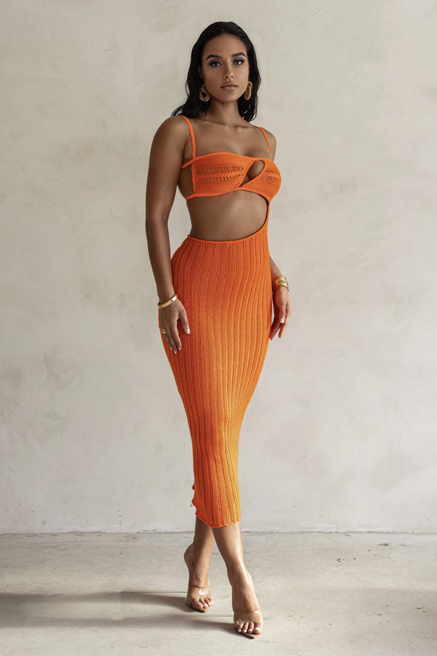 Orange Coastal Escape Dress 7 Orange Coastal Escape Dress - Image 7